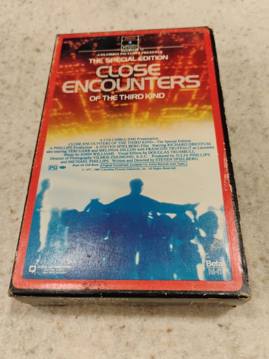 Close Encounters Of The Third Kind RCA 1983 Beta Tape Betamax NOT 