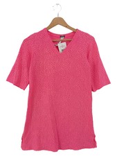 CALZEDONIA Damen Freizeitkleid Gr. 40/L Rosa Lochmuster Streetwear