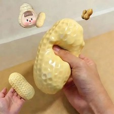 Peanut Stress Ball Squishy Toy Buttery-Soft Feel Fidget Sensory Squeeze
