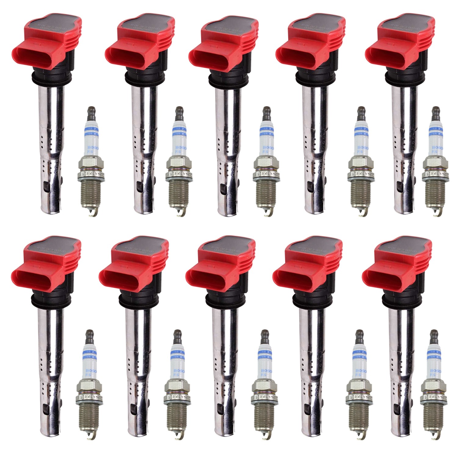 Audi R8 2009-2015 Spark plugs Set P/N 092594