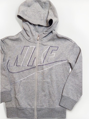 Nike Club Boys Full Zip Jacket Sweatshirt Hoodie Size 6