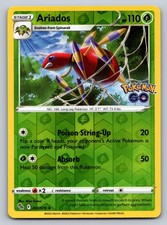 Ariados 007/078 Reverse Holo Pokemon GO Pokemon Card - NM