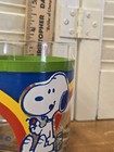 Vintage set of 7 Schultz Anchor Hocking Peanuts glasses Snoopy Woodstock rainbow — photo 10