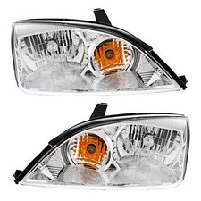 New Halogen Headlight Pair Fits Ford Focus Wagon Hatchback Sedan 05-07 Fo2503210 New Halogen Headlight Pair Fits Ford Focus Wagon Hatchback Sedan 05-07 Fo2503210
