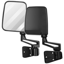 For 1987 88 89 90 91 92 93 94 95 96 97-02 Jeep Wrangler Manual Door Mirrors Pair