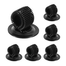 16Pcs Pen Holder Clip, Metal Single Loop Pen Clip Holder Self Adhesive, Black