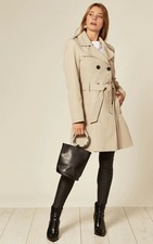 De La Creme - Womens Spring/Summer Military Double Breasted Ladies Trench Coat