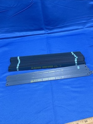 Blu-Mol High Speed 12  18T TPI Metal Hack Saw Blades NOS Lot Of 95 # 1218