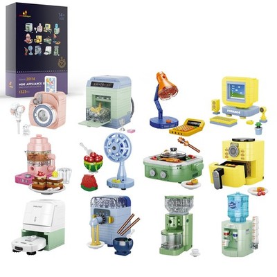 Furniture Building Sets, Includes 12 Mini Home Appliances Such as Camera, Com...