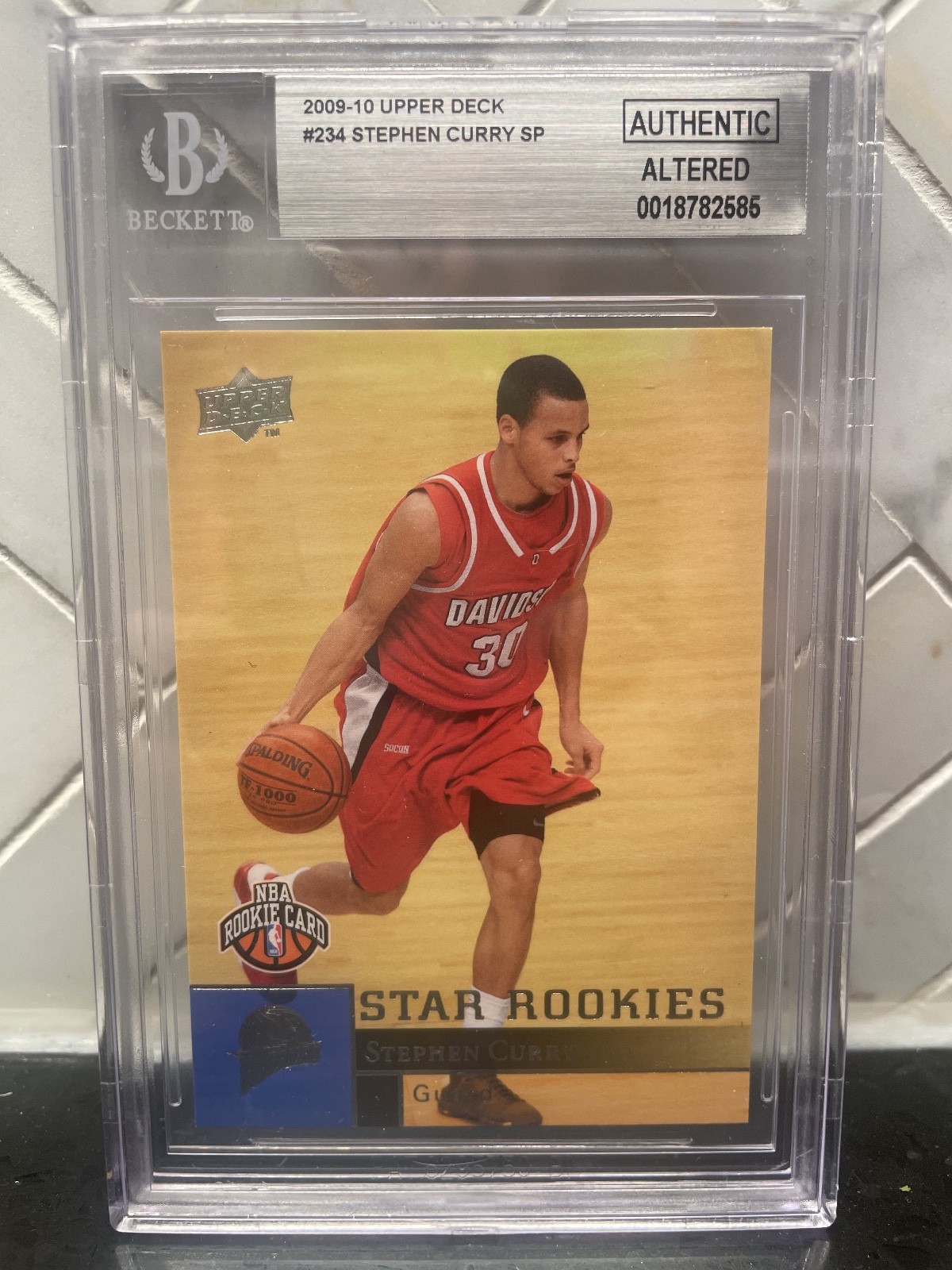 2009-10 Upper Deck Stephen Curry Rookie Card SP #234