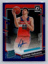 Tristan Vukcevic 2023-24 Donruss Optic #273 Purple Autographs