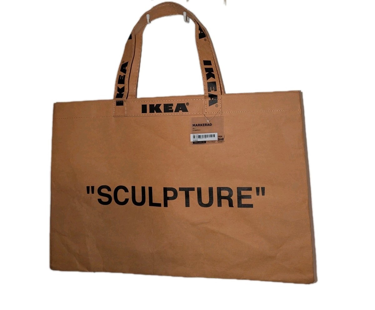 IKEA x Virgil Abloh MARKERAD “SCULPTURE ” Tote Bag | Off-White