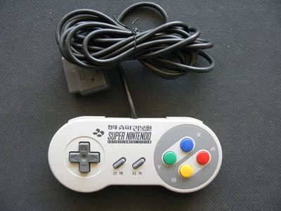 Manette Super Nintendo SNES Super Comboy Korean version HYUNDAI - Photo 1/3