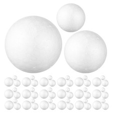90 Pcs Boules De Polystyrène Pour Bricolage Mousse Noël Billes Polystyrene