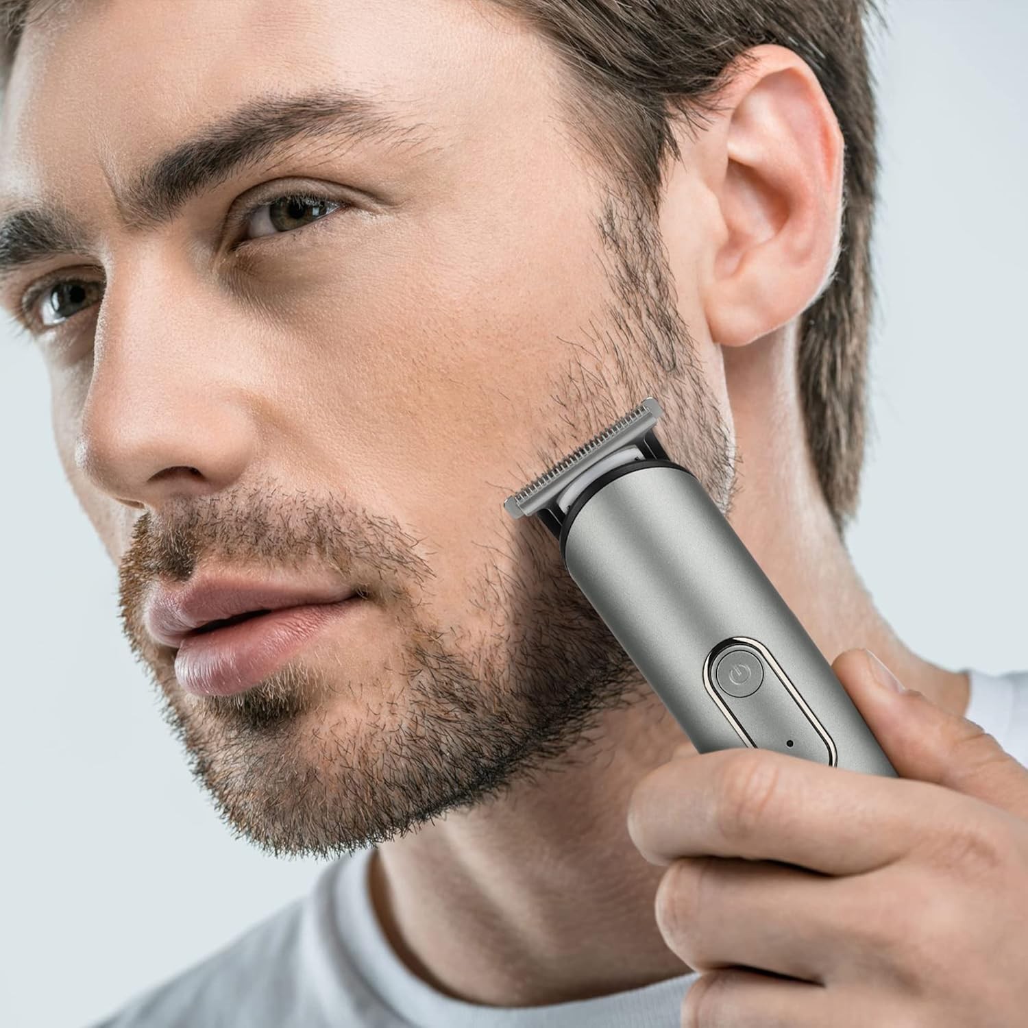 Cordless Electric Beard Trimmer - 150 Minutes Battery & Complete Grooming Kit
