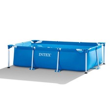 Intex Rectangular Metal Frame Above Ground Swimming Pool 3m x 2m #28272