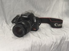 Canon EOS Rebel XS Black Camera EF-S 18-55mm IS Lens Works Great Digital Battery