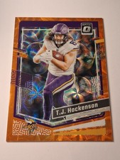 2023 Donruss Optic #127 T.J. Hockenson Orange Scope #/79