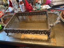 14" Metal Stand For Food Tray