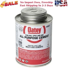 Oatey 8 oz. Medium Milky All-Purpose ABS, CPVC, PVC Cement - 308213