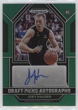 2023-24 Panini Prizm Draft Picks Green Joey Hauser #DPA-JHS Auto 1bj7