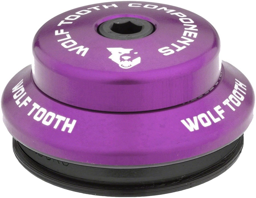 Гарнитура Wolf Tooth Performance Headset - Верхняя часть IS41/28.6, толщина 7 мм, Ультрафиолетово-фиолетовая