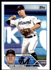 Joey Wendle 2023 Topps Update #US237 Marlins MLB READ FREE SHIPPING AutographDen