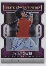 2014 Panini Elite Extra Edition Prospects /75 Dylan Davis #54 Auto 0b0