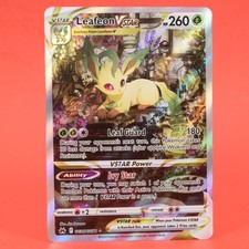 Pokemon English TCG Card Crown Zenith Galarion Gallery Leafeon VSTAR GG35/GG70