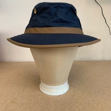 Tilley TWC7 Outback Waxed Adventure Hat 7 7/8 (63cm)- Navy - Made in Canada