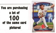 x100 Connelly Early 2023 (1st) Bowman Draft #46 Rookie Card lot Boston Red Sox!!