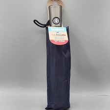 Totes Rain  Sun Titan Auto Open Umbrella with Large 43" Coverage New Blue