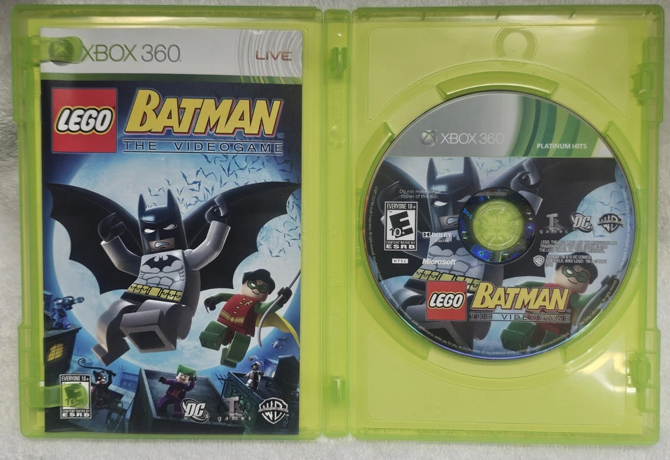Lego Batman The Video Game 2009 Xbox 360 completo con manual y estuche probado ✔️ Foto 3 de 3