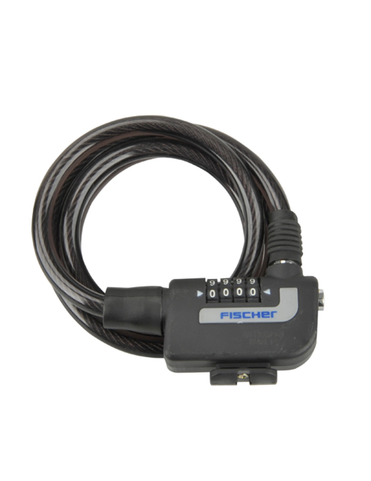 Спиральный шлем FISCHER 85906 Zahlen Fahrradschloss Шварц 3490₽