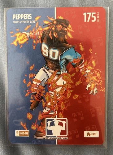 Julius Peppers PEPPERS Fire Logo Foil Bo Jackson Battle Arena 2026 Debut SSP