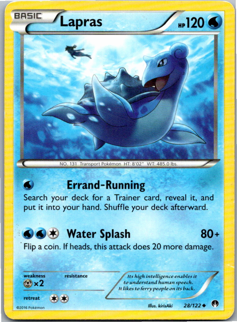 Lapras Uncommon XY - BREAKpoint 28/122 NM