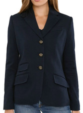 NWT Lauren Ralph Lauren Herringbone Jacquard Blazer, Lauren Navy, 12, 295