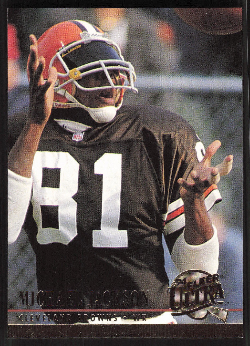 Michael Jackson, 1994 Ultra, #57, Cleveland Browns,