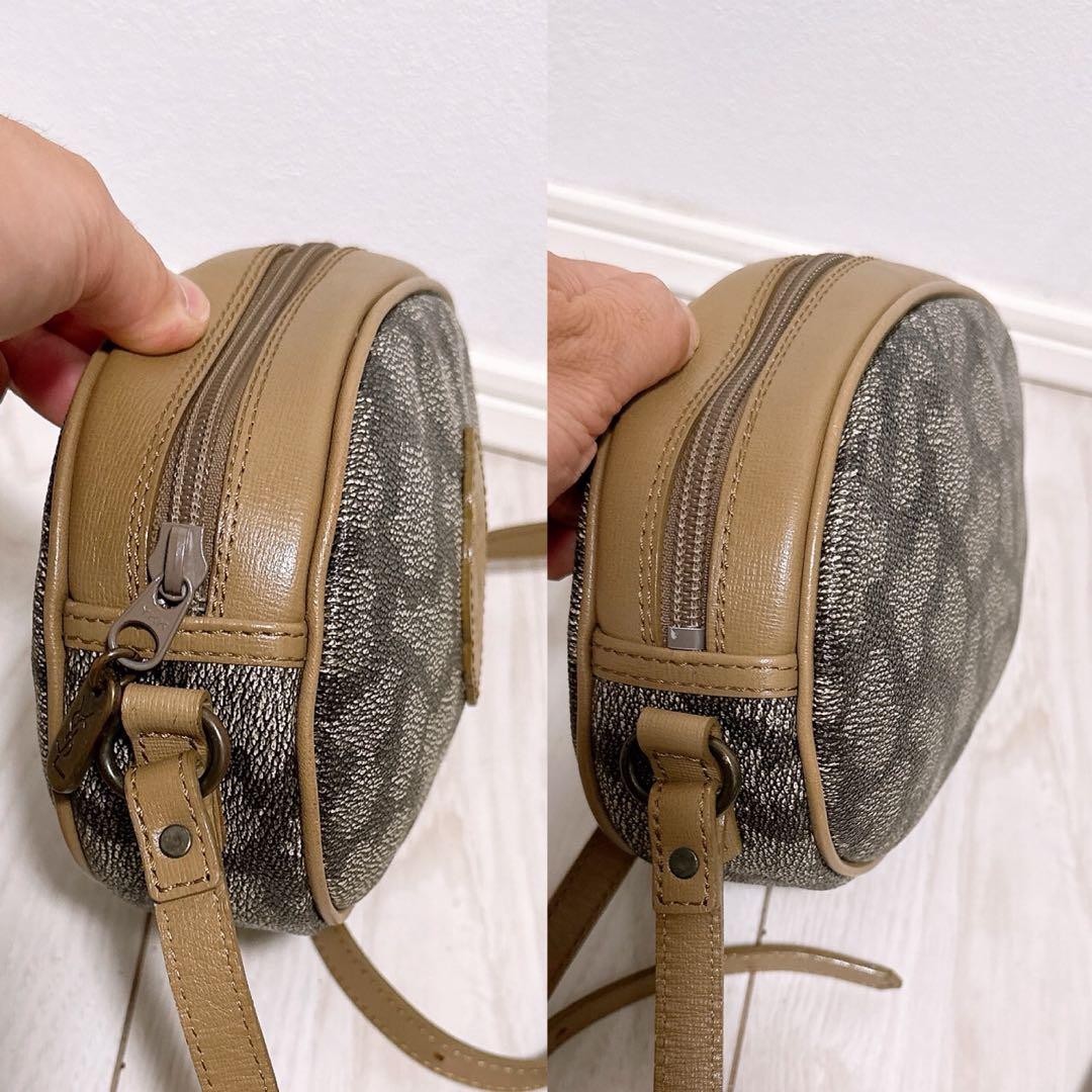 Borsa a tracolla Yves Saint Laurent YSL tracolla PVC pelle marrone usata autentica