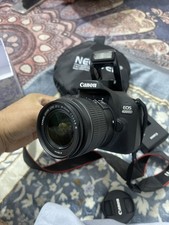 Canon EOS 4000D Black DSLR Camera with 18-55mm Lens, Strap, Neewer Reflector 