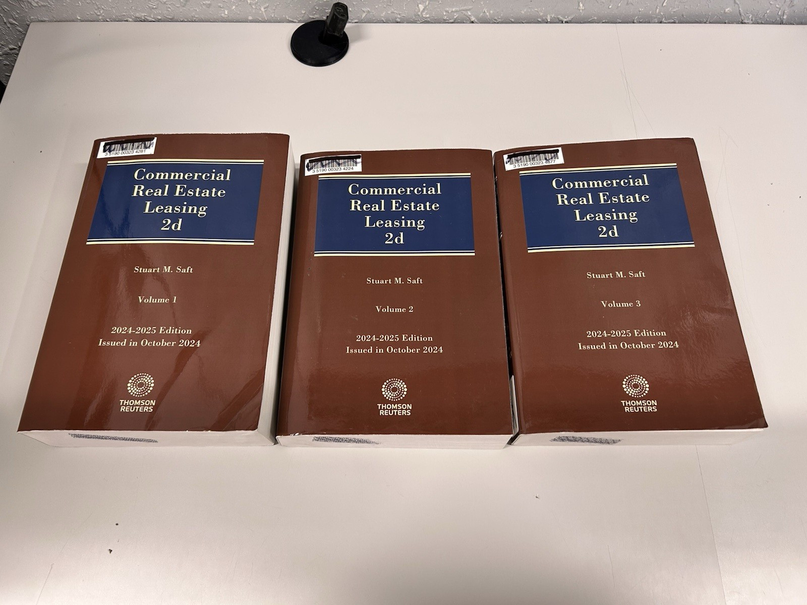 Commercial Real Estate Leasing 2D 3 Volumes 2024-2025 Edition By Stuart Saft