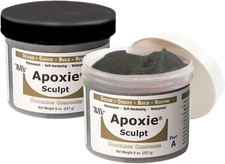 Aves Apoxie Sculpt - 2 Part Modeling Compound A  B - 1 Pound, Natural