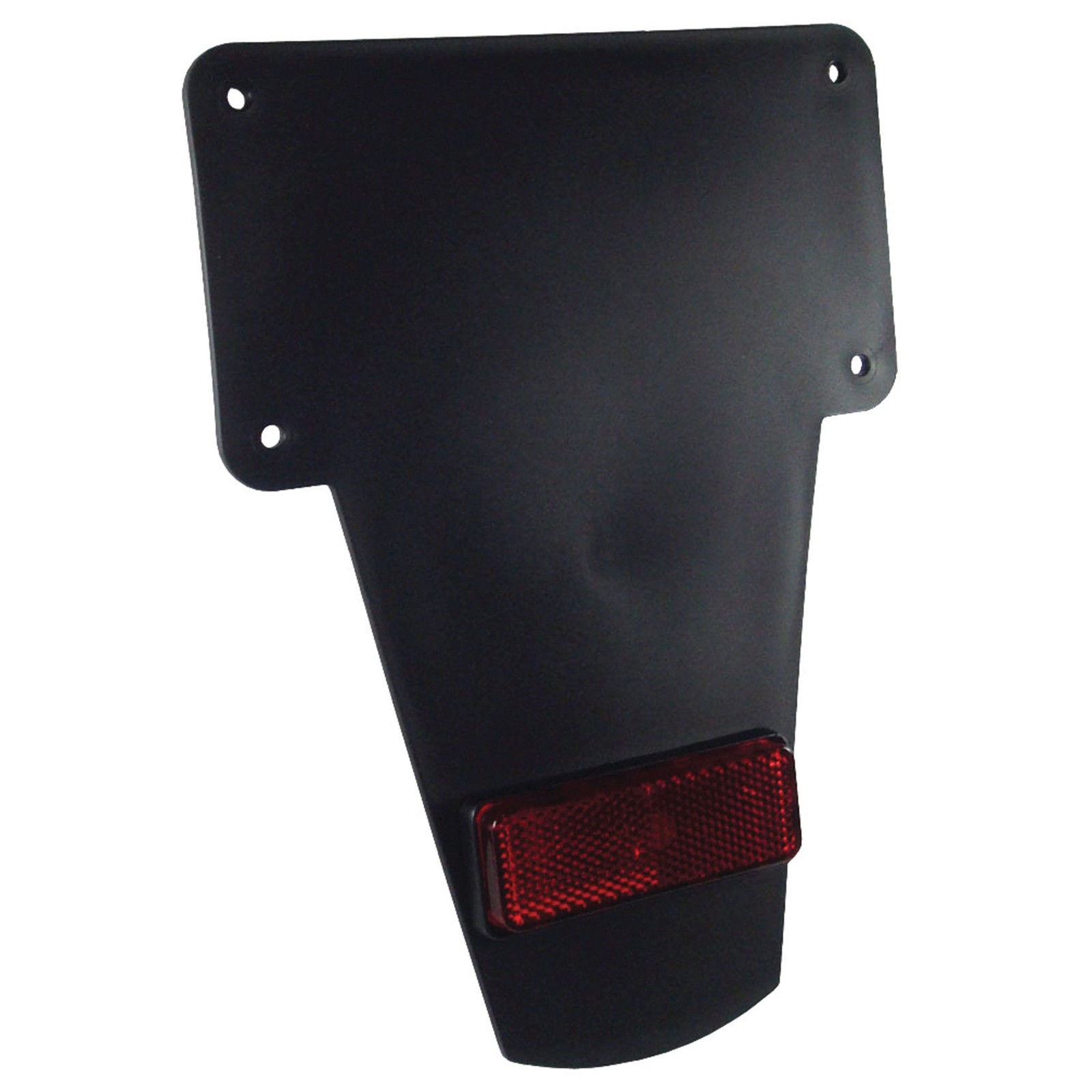 Bike-It Universal License / Number Plate Mudflap Extender With Reflector