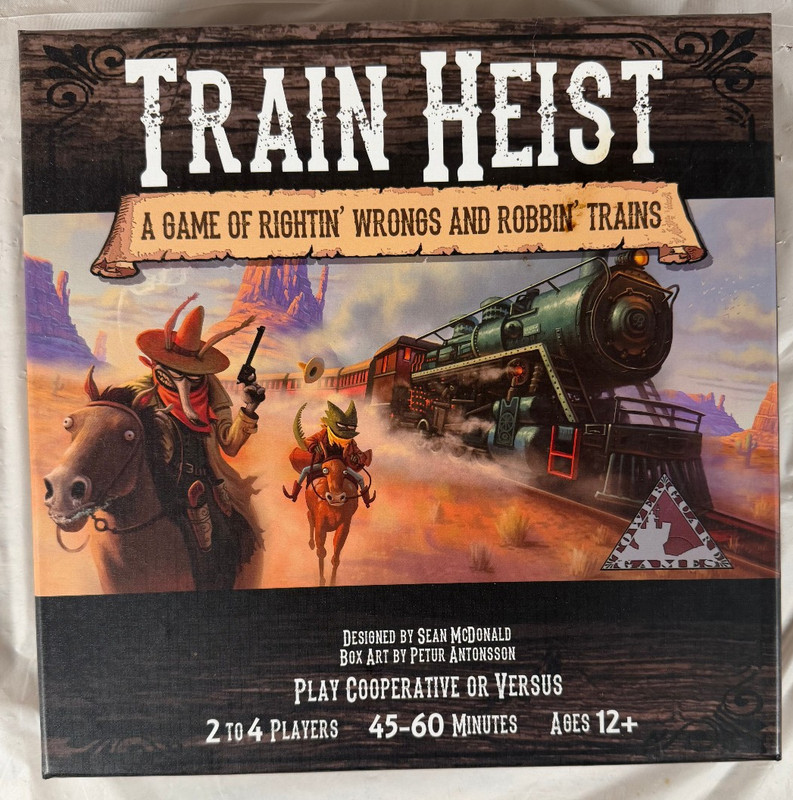 Train Heist Board Game - Slightly used - Played a few times