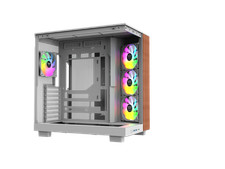 Thermaltake View 380 XL WS ARGB; Mid Tower Chassis; Side Wood Trim; 4x120mm ARGB