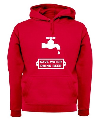 Save Water Drink Beer - Hoodie/Pullover für Erwachsene - Lager Ale lustig Kneipe trinken