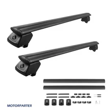 48" Universal Roof Rack Cross Bars For Vehicles w/ Raised & Flush Rail Models