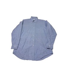 Vintage Brooks Brothers Men Oxford Cotton Button Down Shirt 15-2 Long Sleeve