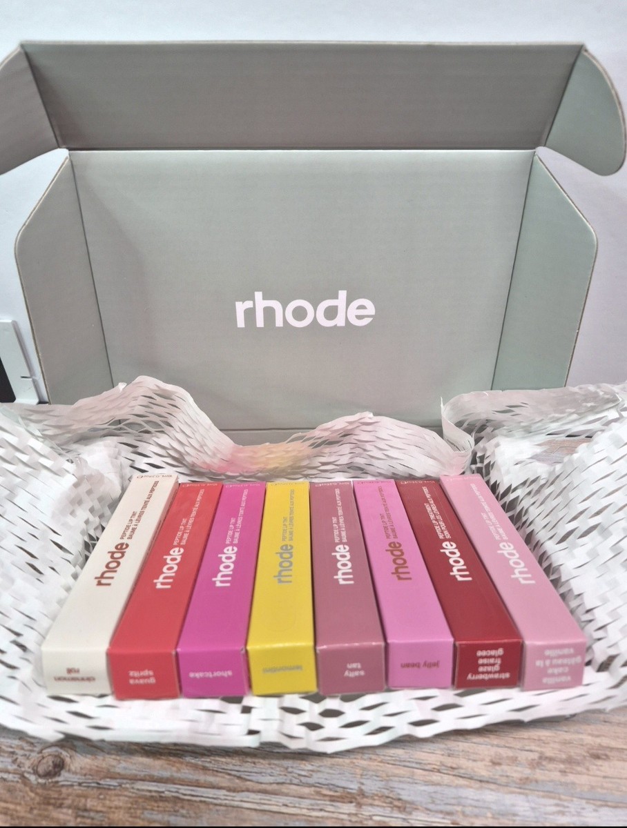Rhode Peptide Lip Tint Bundle of 8 – Full Size NIB Sealed Gift Set