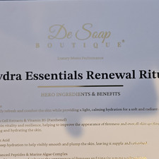 De Soap Boutique Hydra Essentials Renewal Ritual Hydrating Set 100ml HA B5